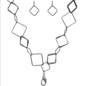 Necklace Gun metal lanyards.